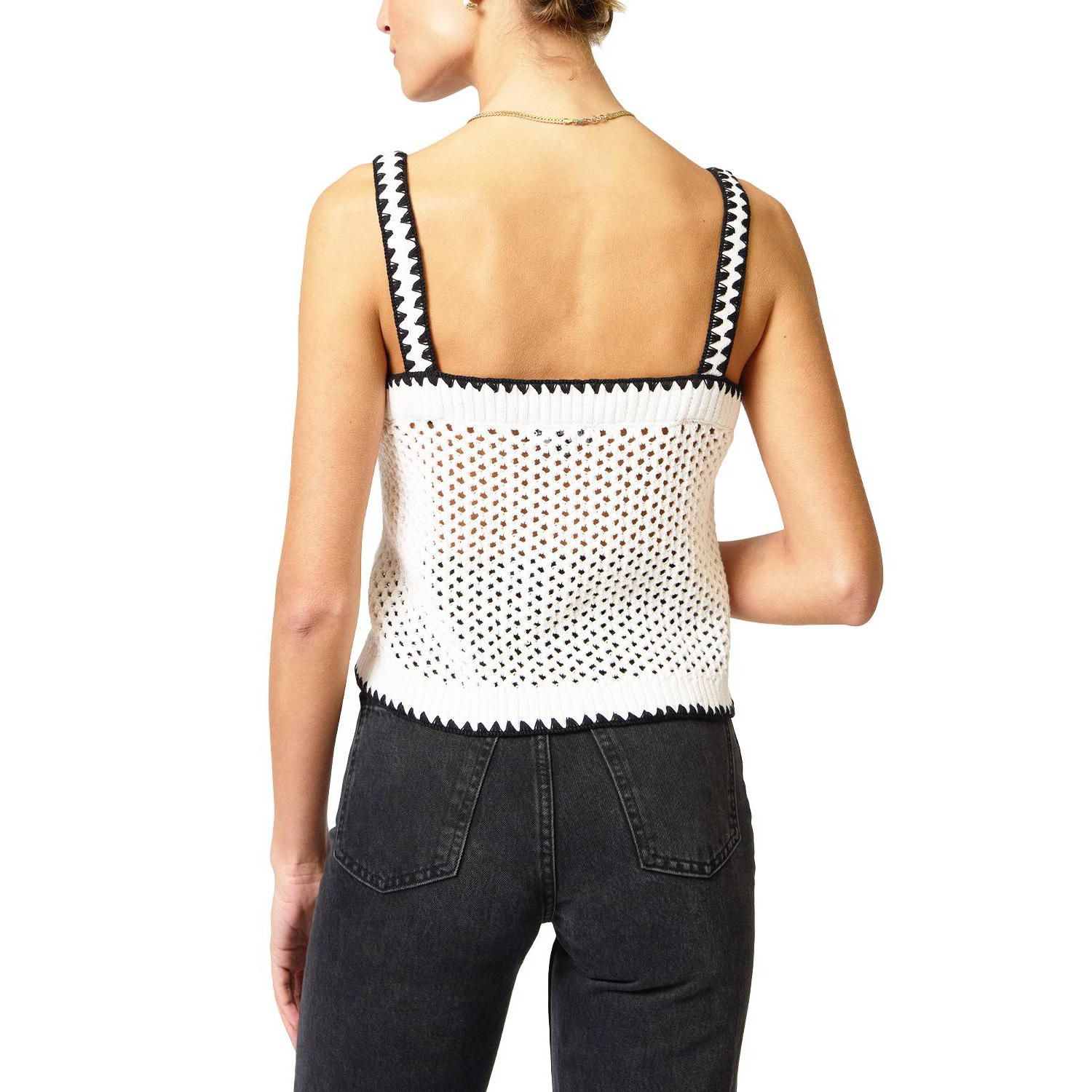 Women's Noa Crochet Button Tank