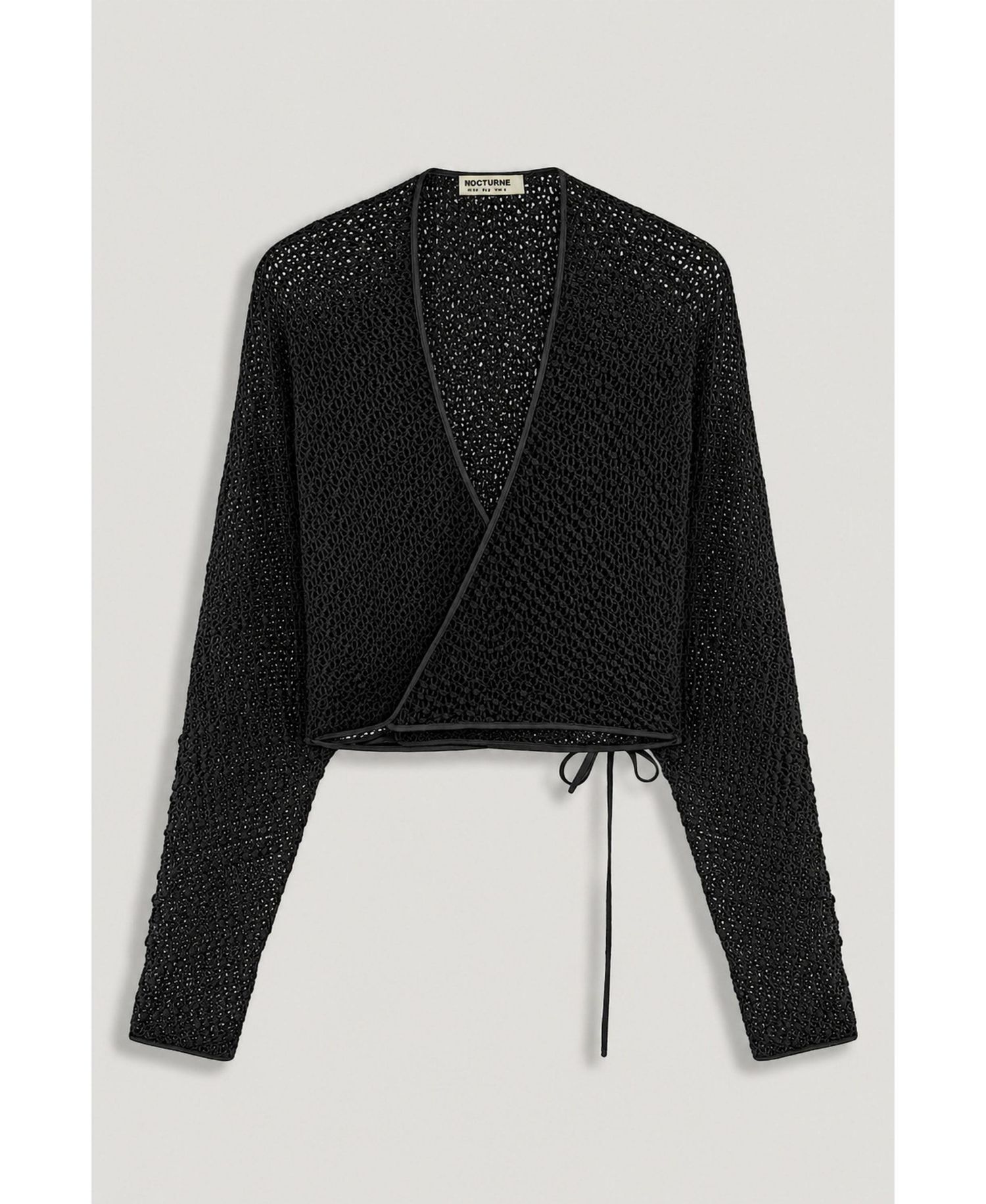 Women's Wrap Mesh Blouse