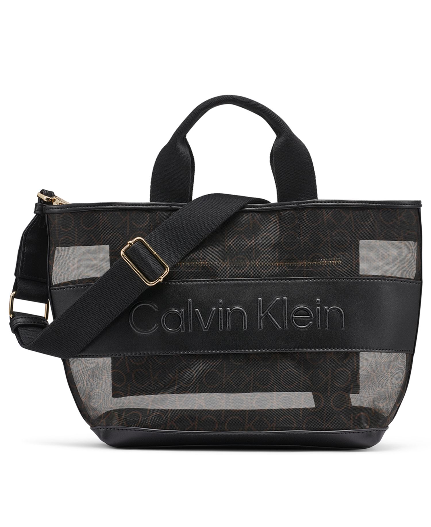 Averil Signature Mesh Large Crossbody Handbag