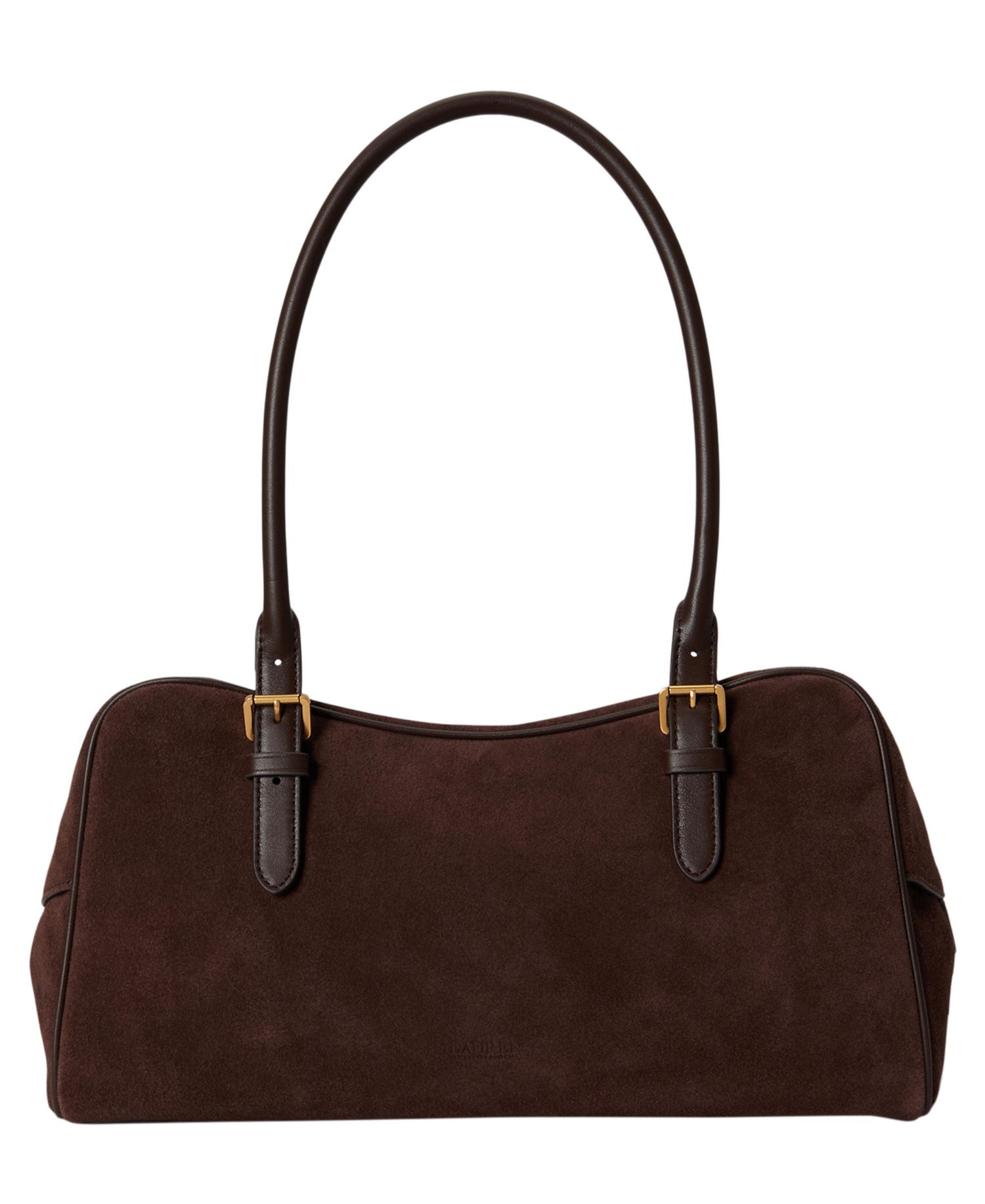 Marcy Zipper Suede Charms Large Satchel Bag