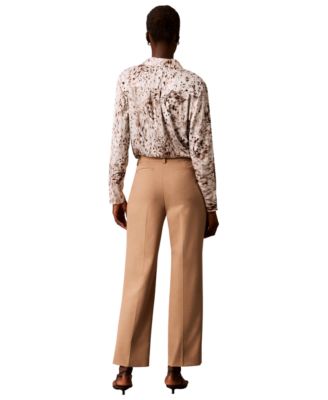 brown dress pants petite & Trousers inside out publication-list:25Q1_JAN_PRE-SPRING Giselle from 