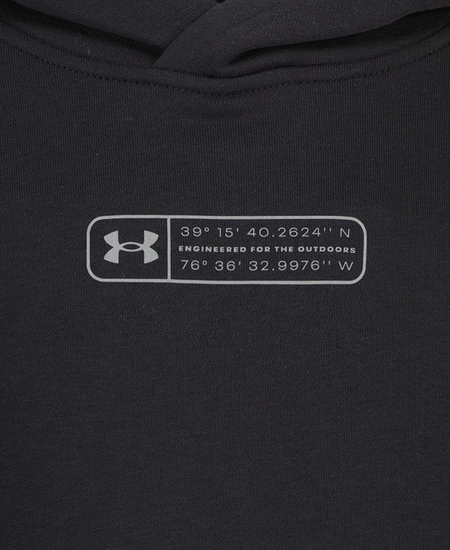 Детское худи Under Armour Globe с принтом, 8-20, цвет: Чёрный — фото 5