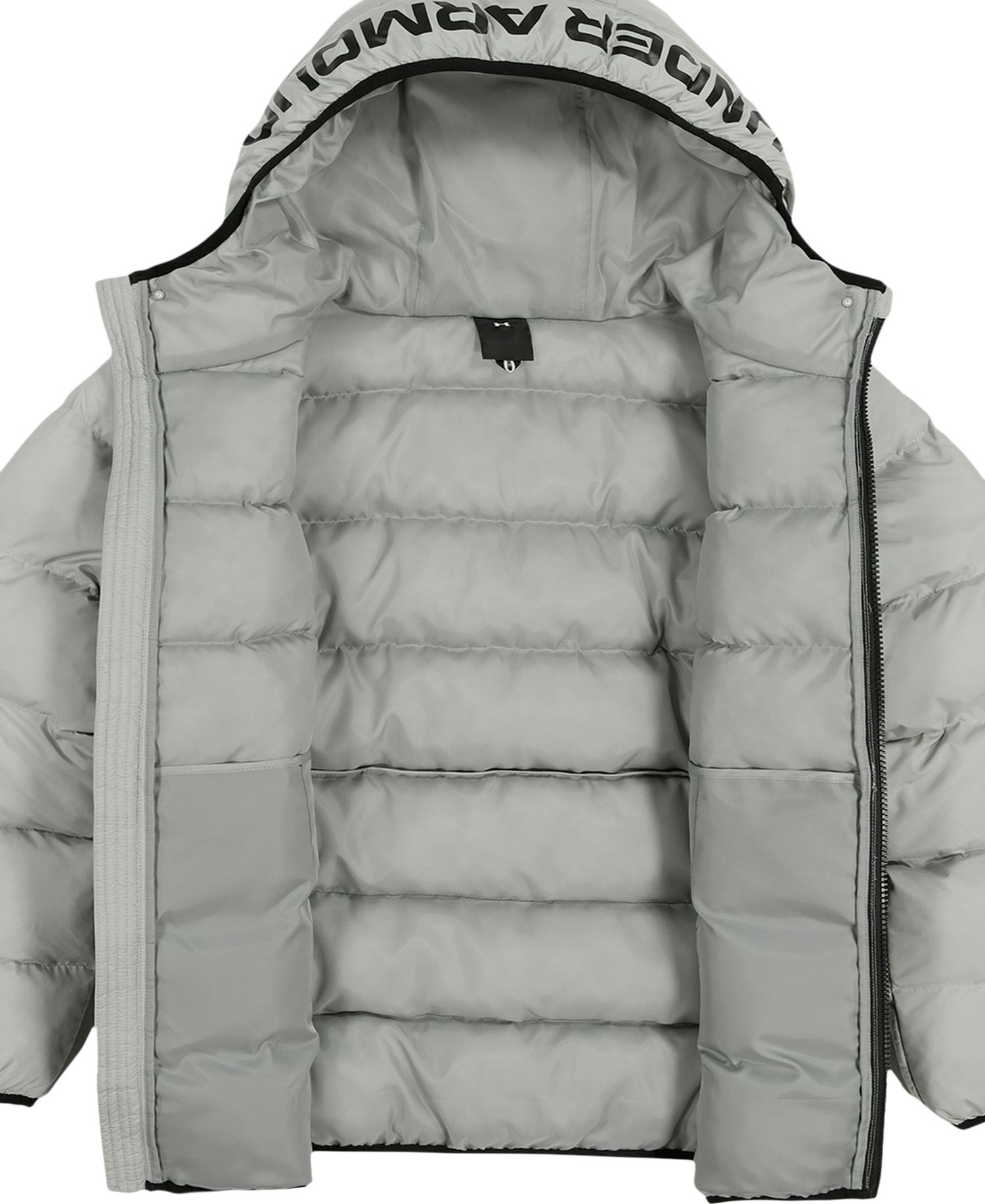 Boys' 8-20 Logo Full-Zip Puffer Hooded Jacket