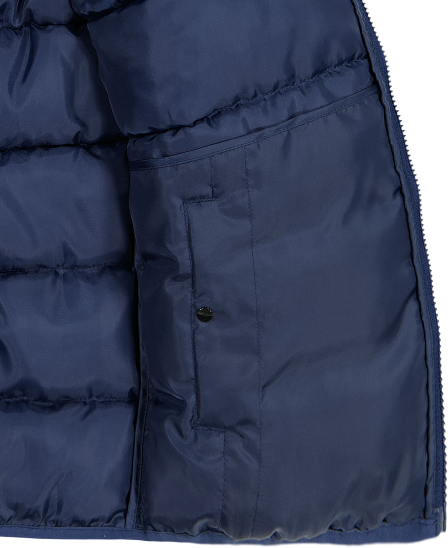 Boys' 8-20 Solid Logo Full-Zip Puffer Hooded Jacket