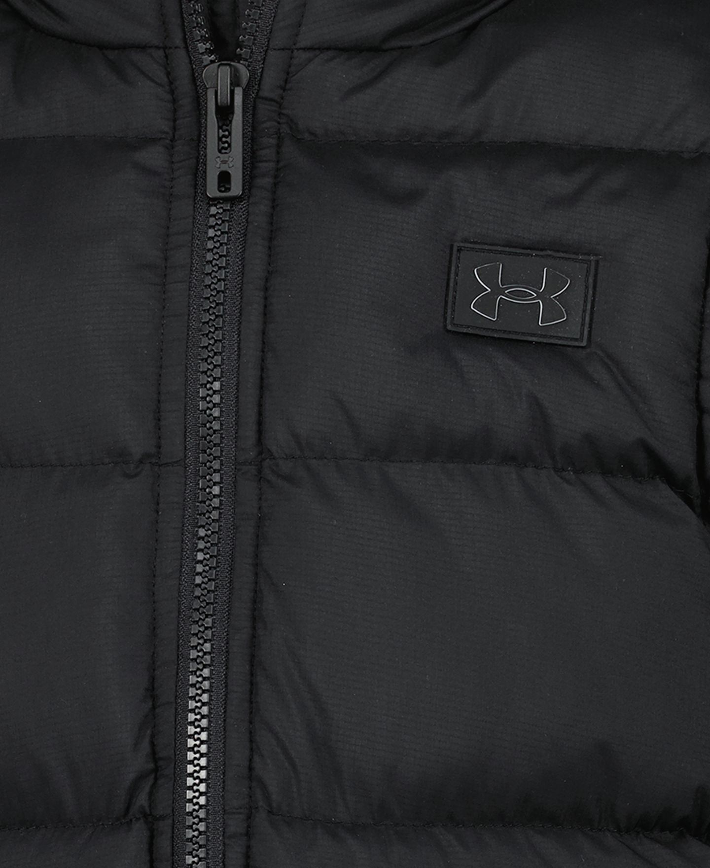 Куртка Under Armour Full-Zip Quilted Hooded Jacket для мальчиков, цвет: Чёрный — фото 7