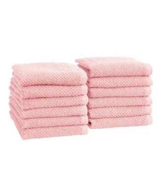 Cotton Textured 12-Piece Washcloth Set