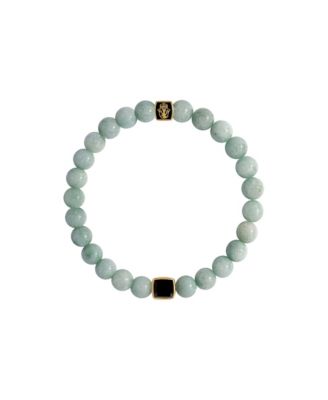 Abundant Support Jade Onyx Hamsa Bracelet
