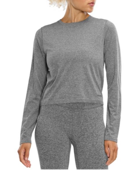 Peloton Women's Seamless Melange Long Sleeve, цвет: Чёрный