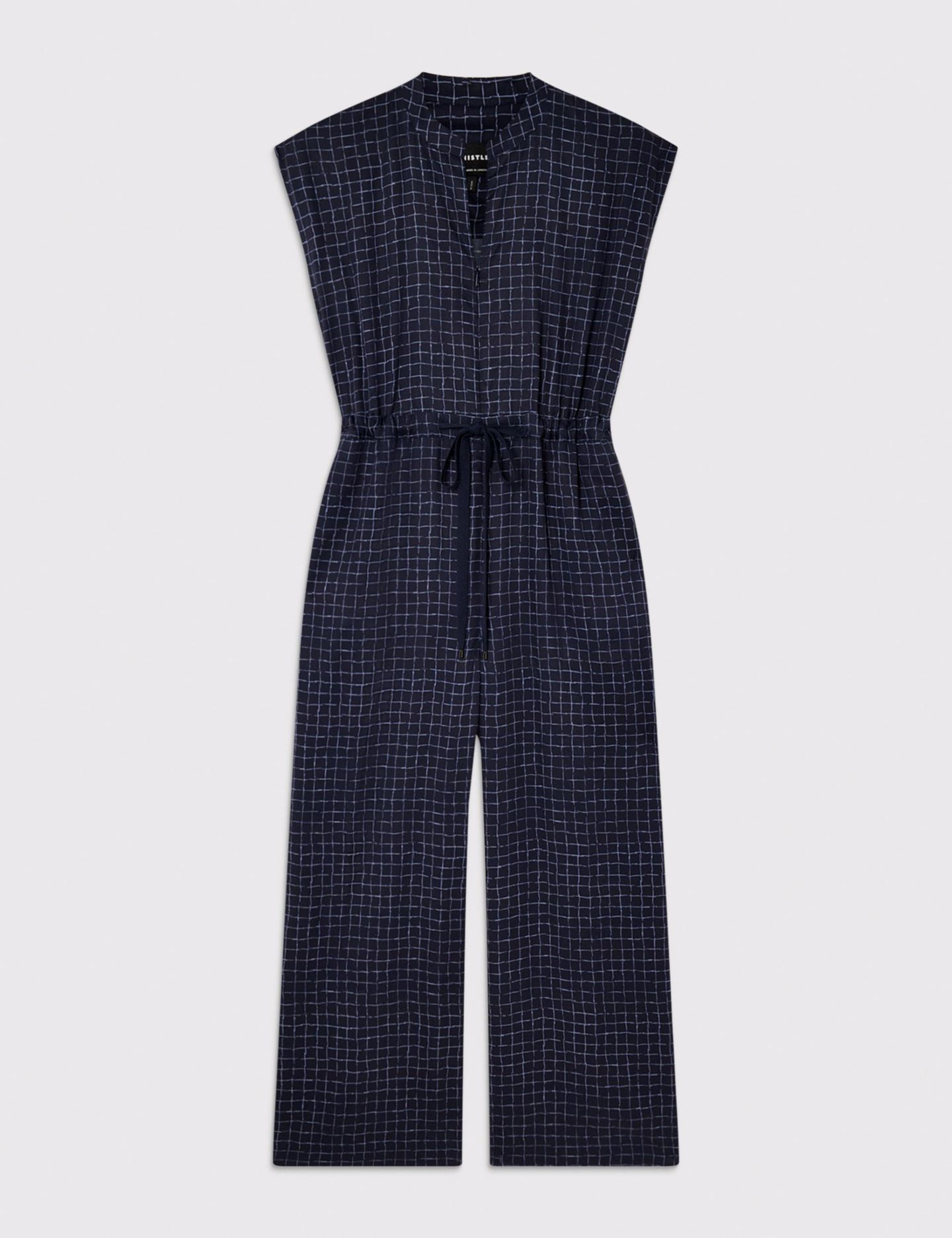 Женский комбинезон Whistles Grid Print Sleeveless Jumpsuit, цвет: Разноцветный — фото 6