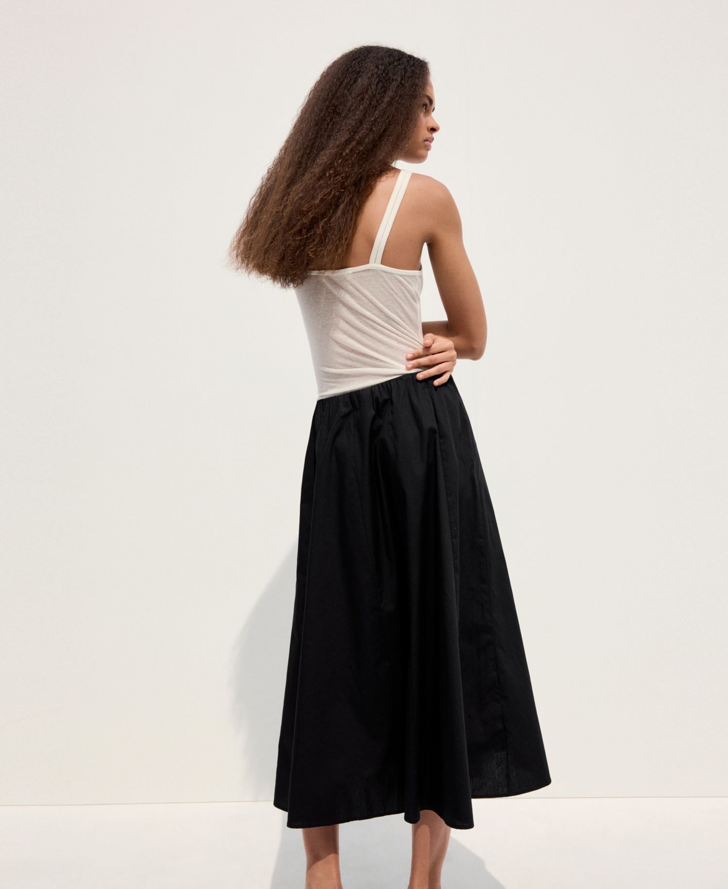Women's Flared Cotton Skirt