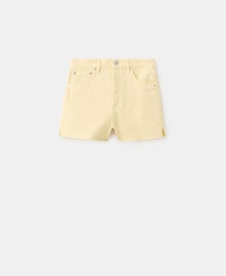 Women's Frayed Hem Denim Shorts