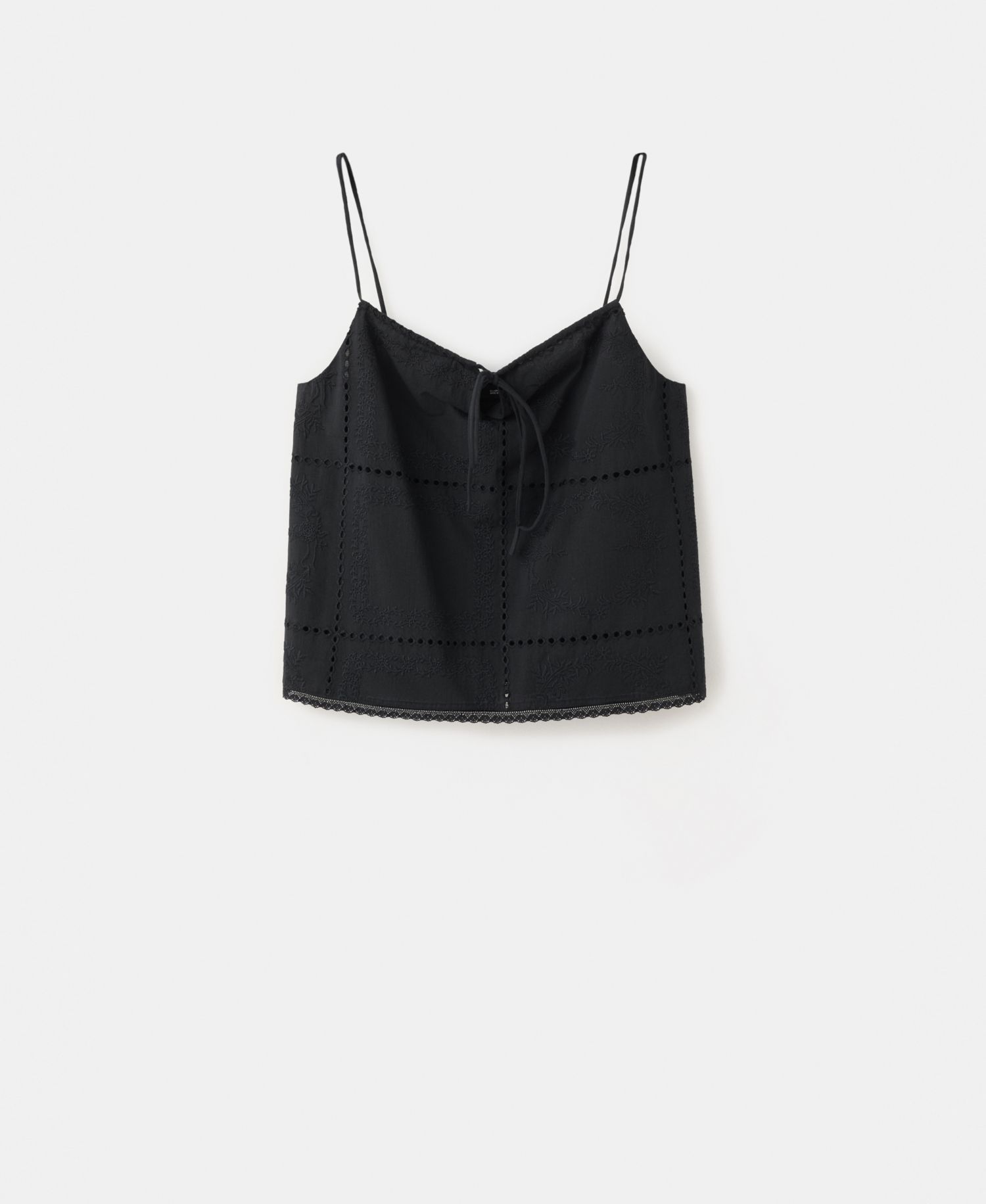 Women's Embroidered Cotton Top