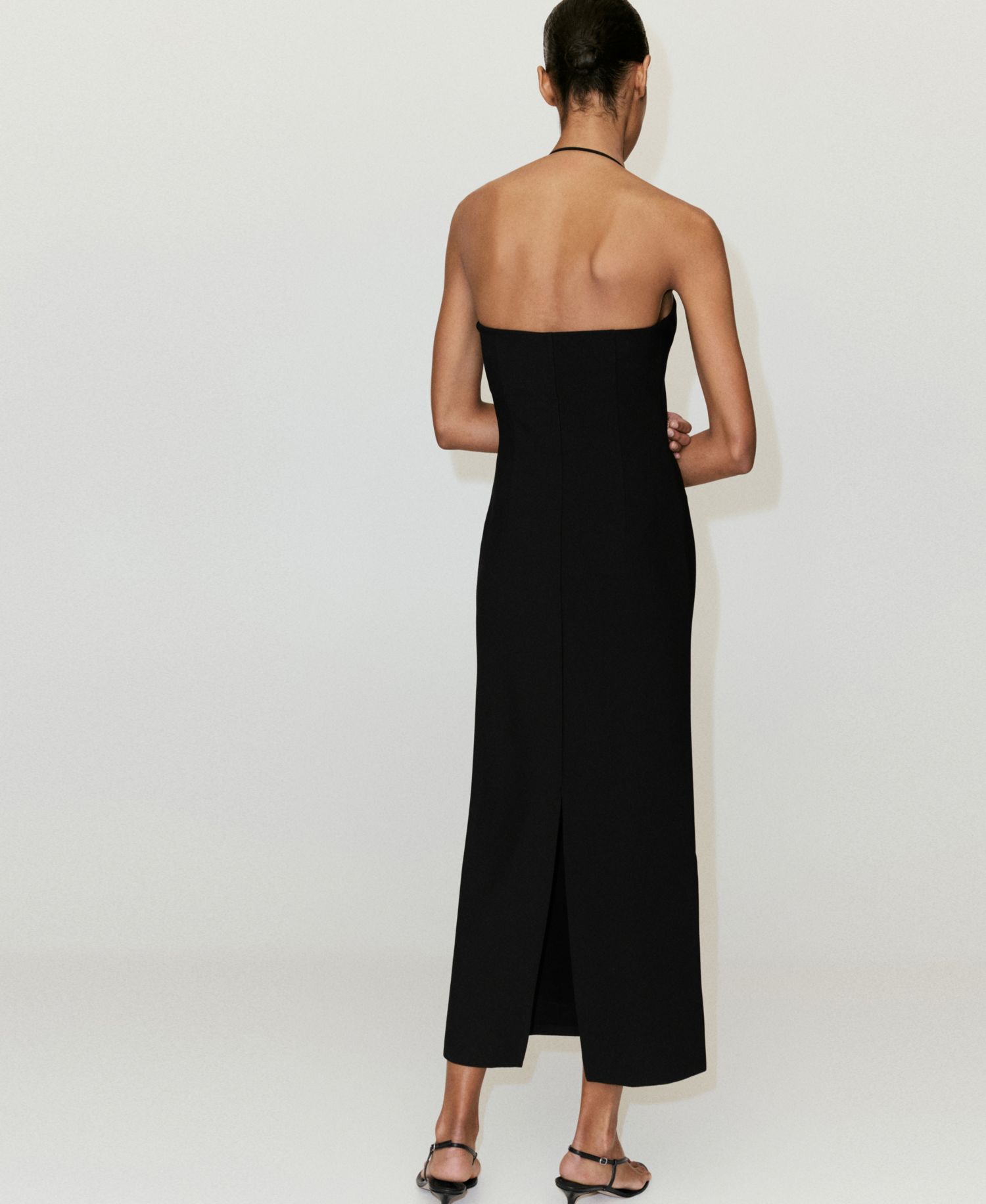 Women's Fitted Halter-Neck Dress