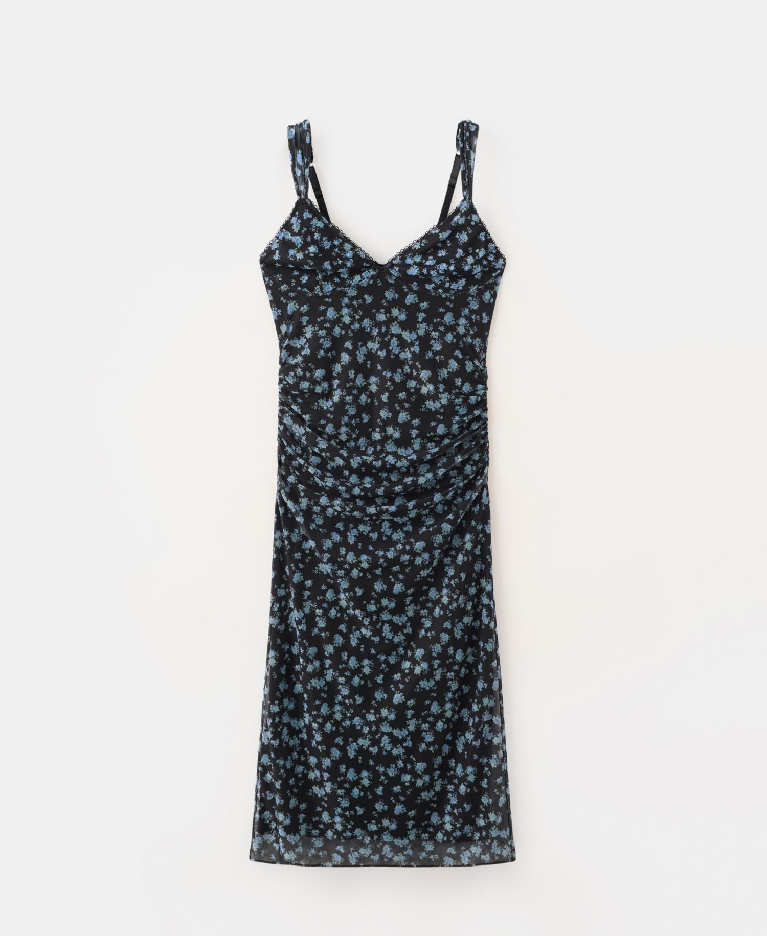 Women's Floral Print Tulle Dress