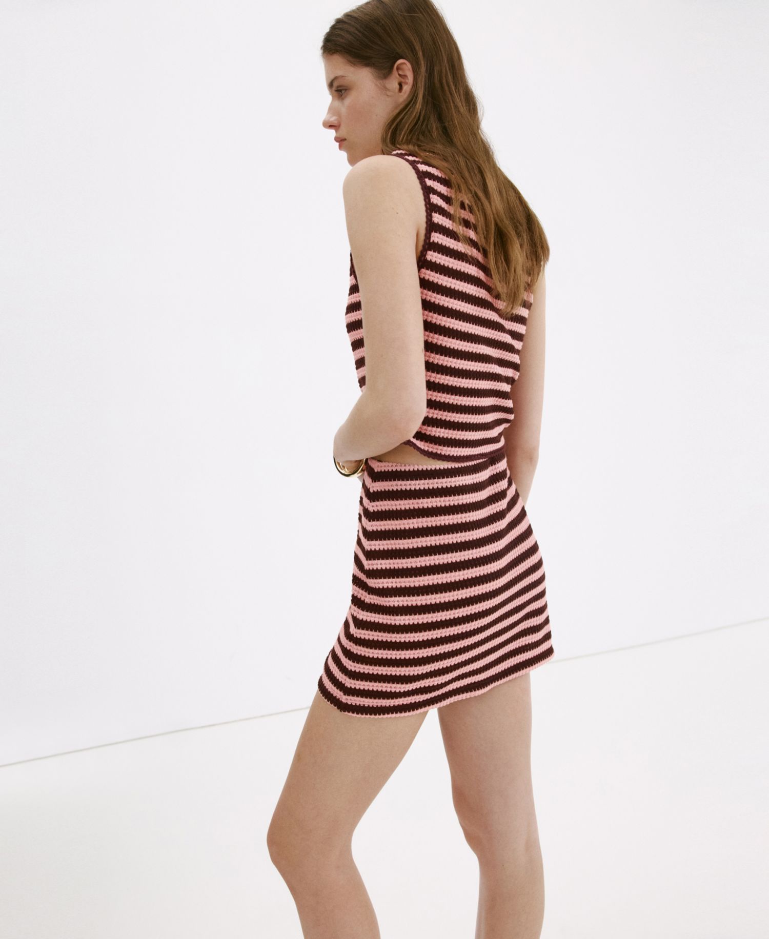Women's Striped Knit Top