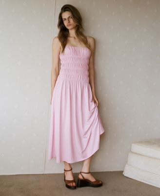 white off the shoulder midi dress Petal & Pup Women's Charmed Asymmetric - Spring Fling Floral Mini Size:3XL (46 US) Pretty Fall Dresses for Toddler Girls A centre back skirt