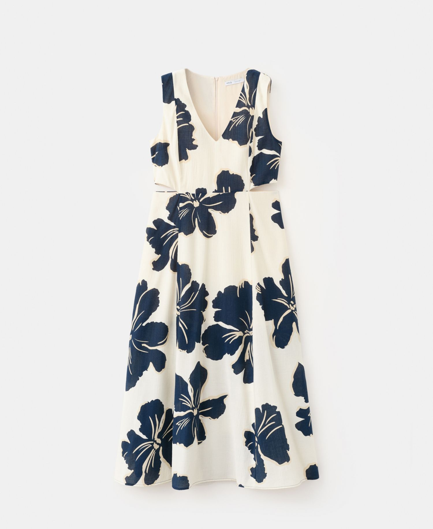 Women's Cutouts Floral-Printed Dress