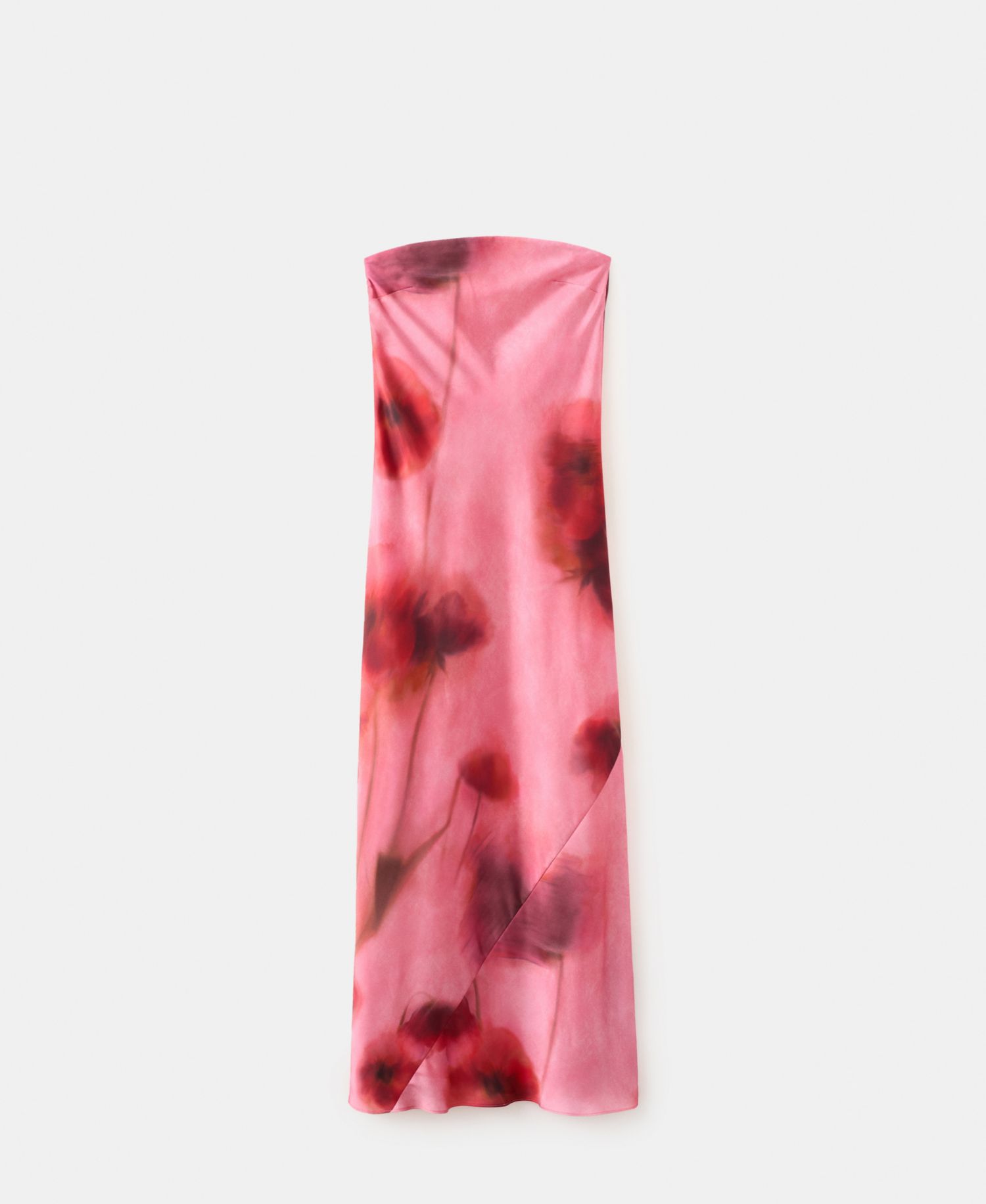 Women's Strapless Floral Dress