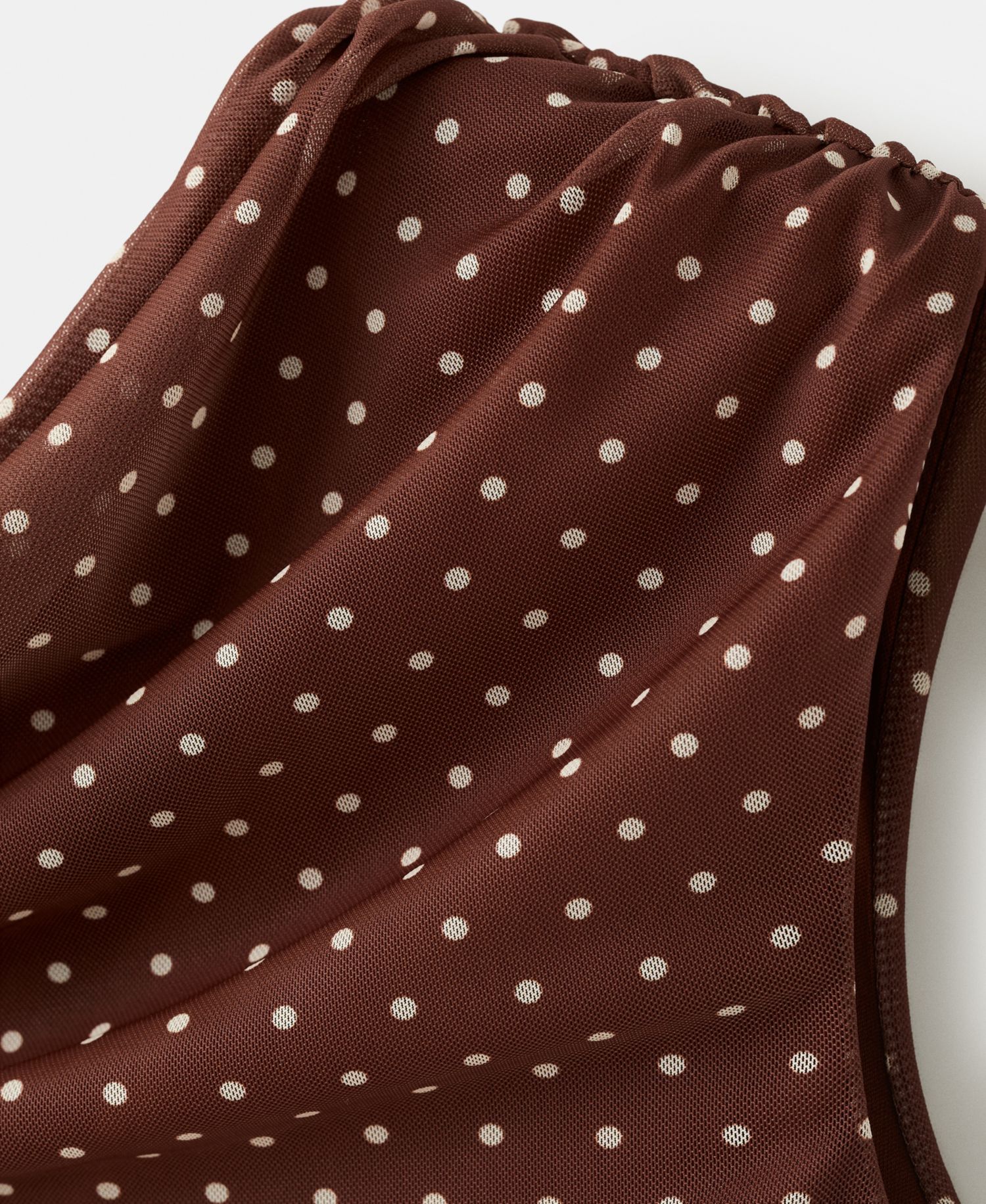 Women's Fitted Polka-Dot Midi Dress