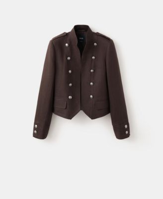 Women's Buttons Linen Jacket
