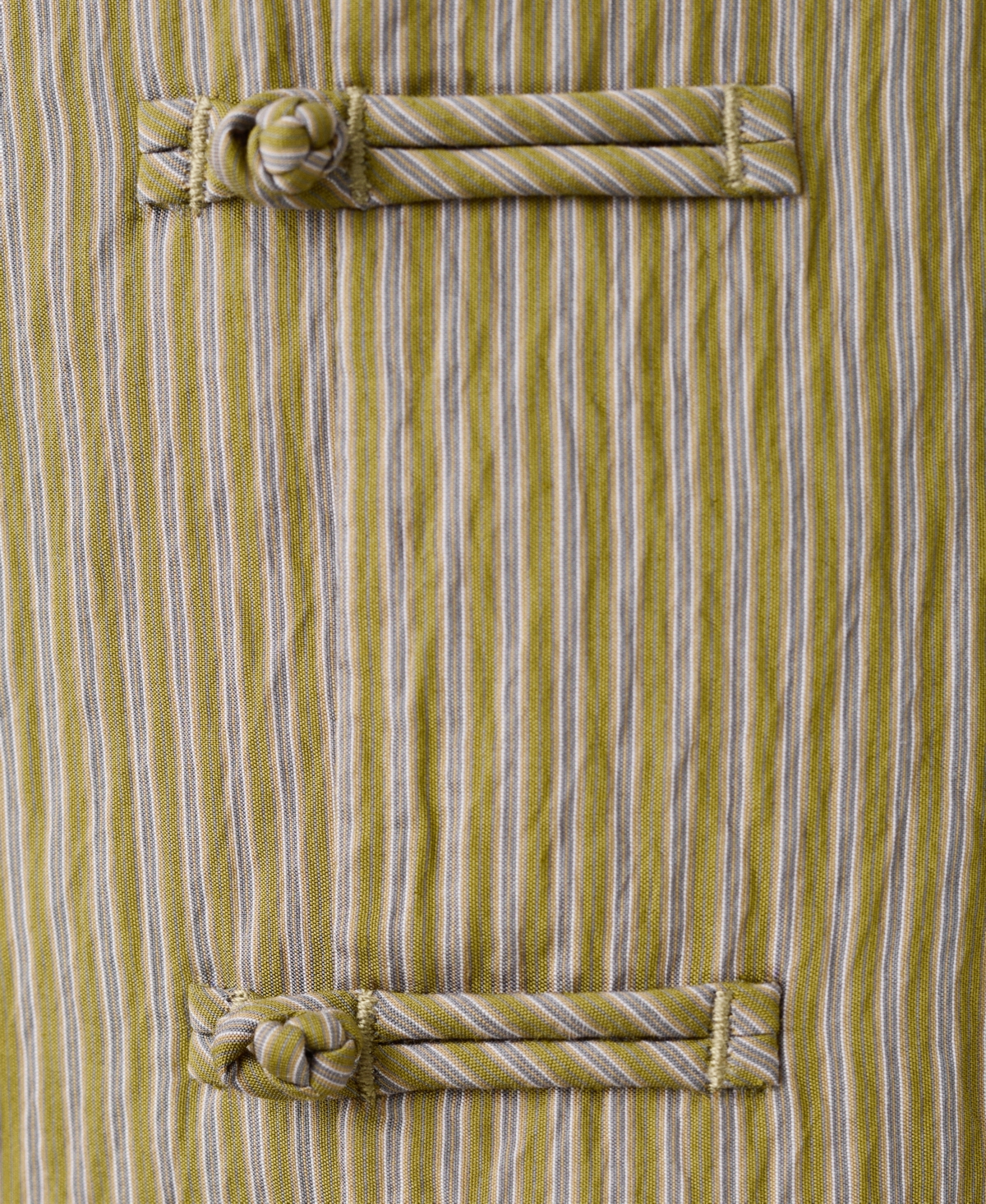 Mango Women's Toggles Striped Vest