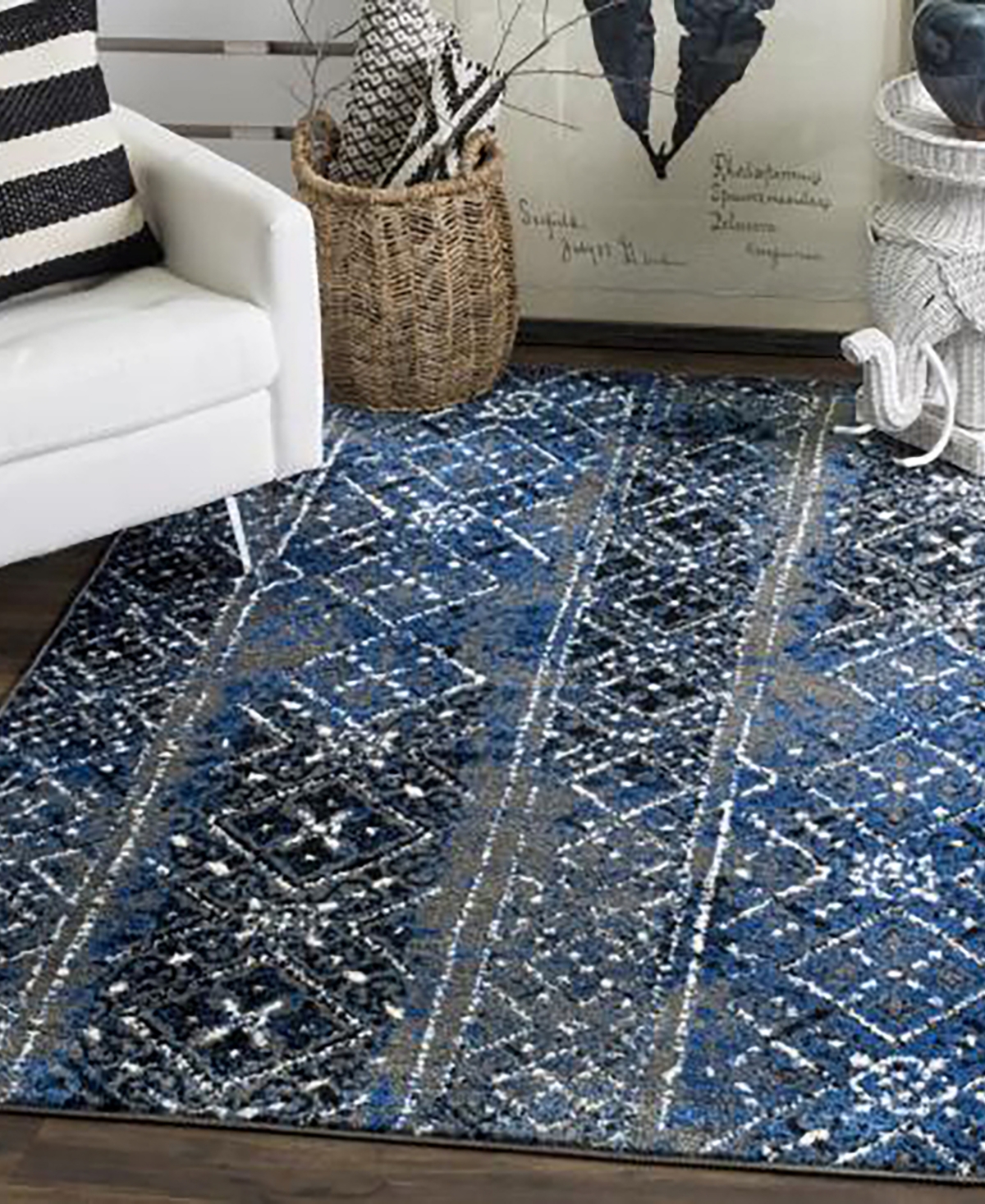 Safavieh Adirondack Silver and Multi 8' x 10' Area Rug