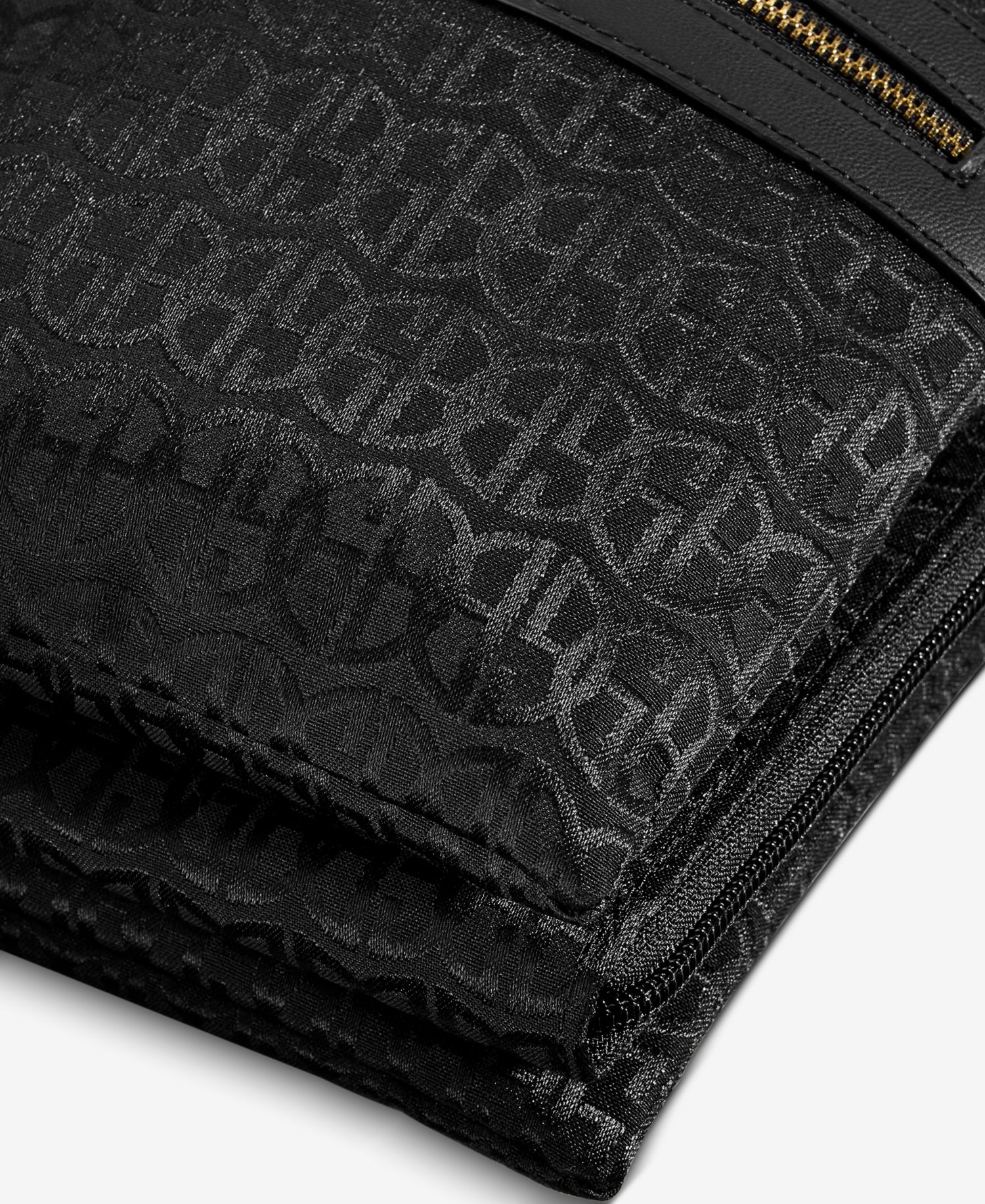 Triple-Zip Jacquard Dasher Crossbody
