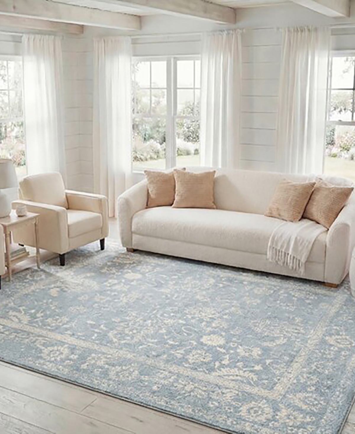 Safavieh Adirondack 109 Slate and Ivory 8' x 10' Area Rug