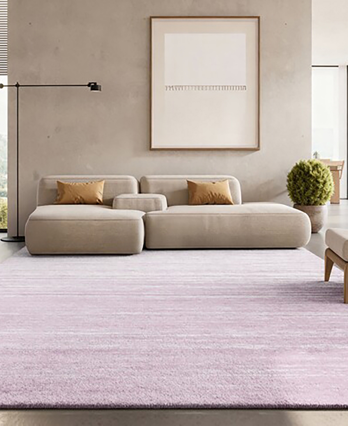 Safavieh Adirondack Cream and Purple 9' x 12' Area Rug