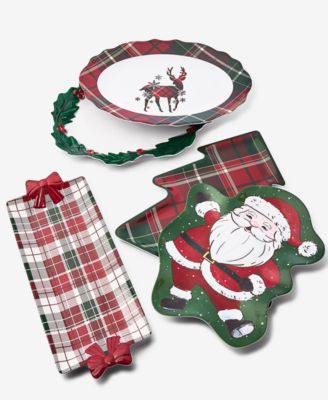 Melamine Holiday Serveware Collection