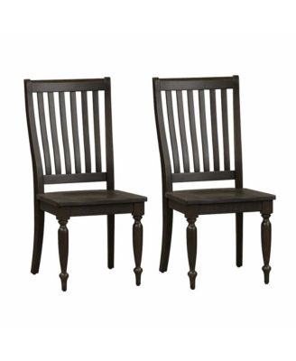 Harvest Home Slat Back Side Chair -Set of 2