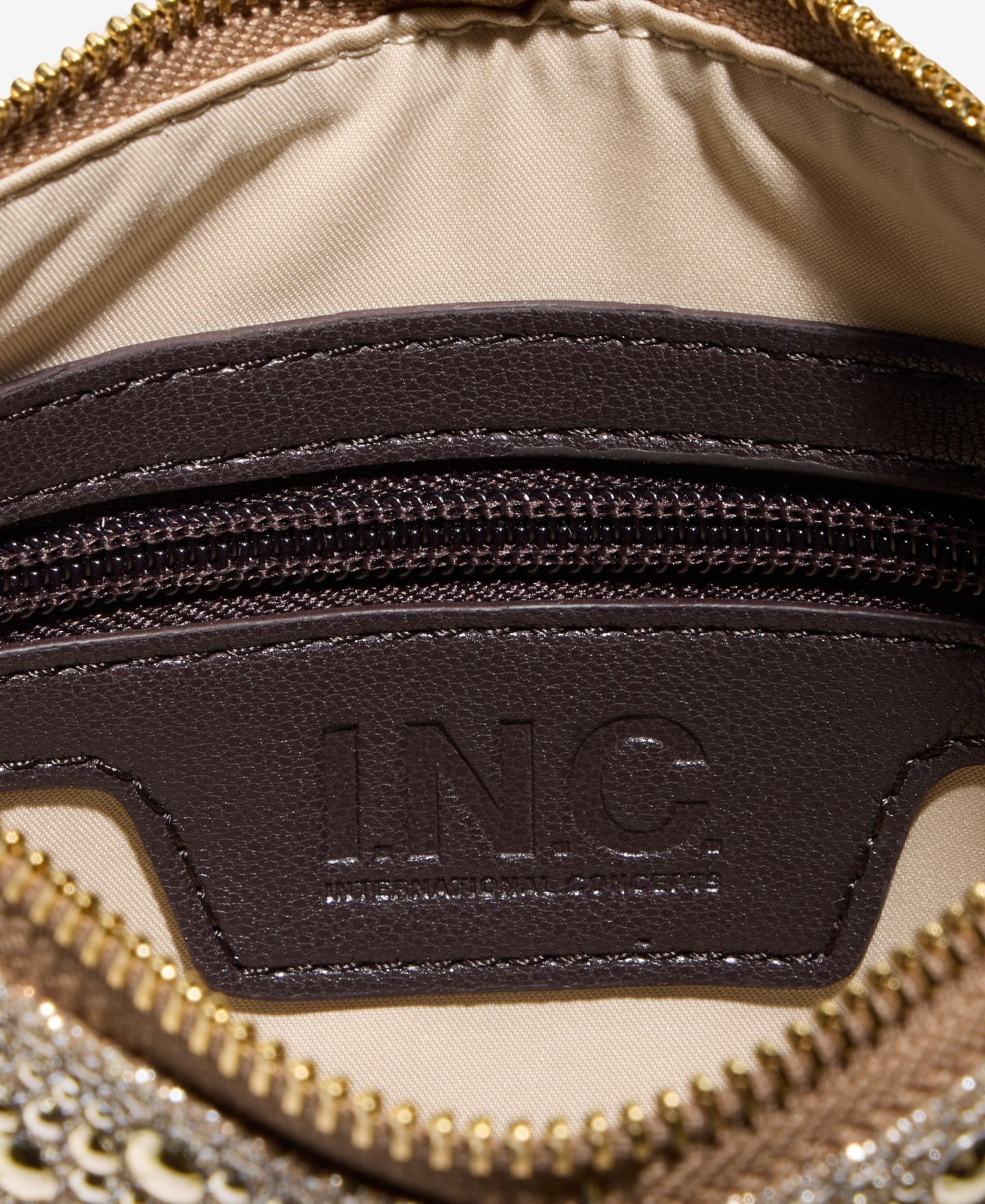 Женские кошельки I.N.C. International Concepts Molyy Bloom Studded Party Pouch, цвет: Золотой — фото 6