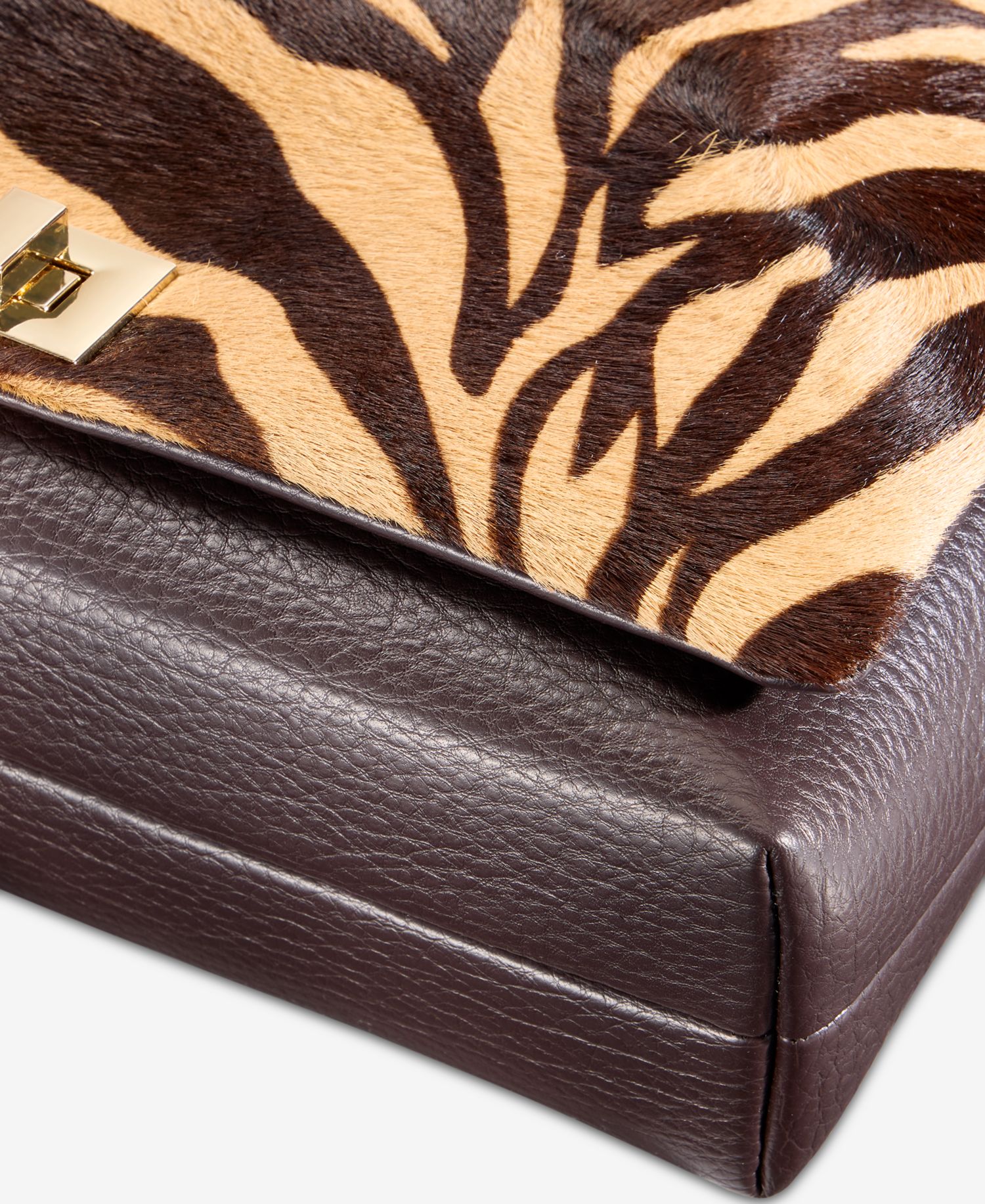 Soft Ajae Zebra-Print Shoulder Bag