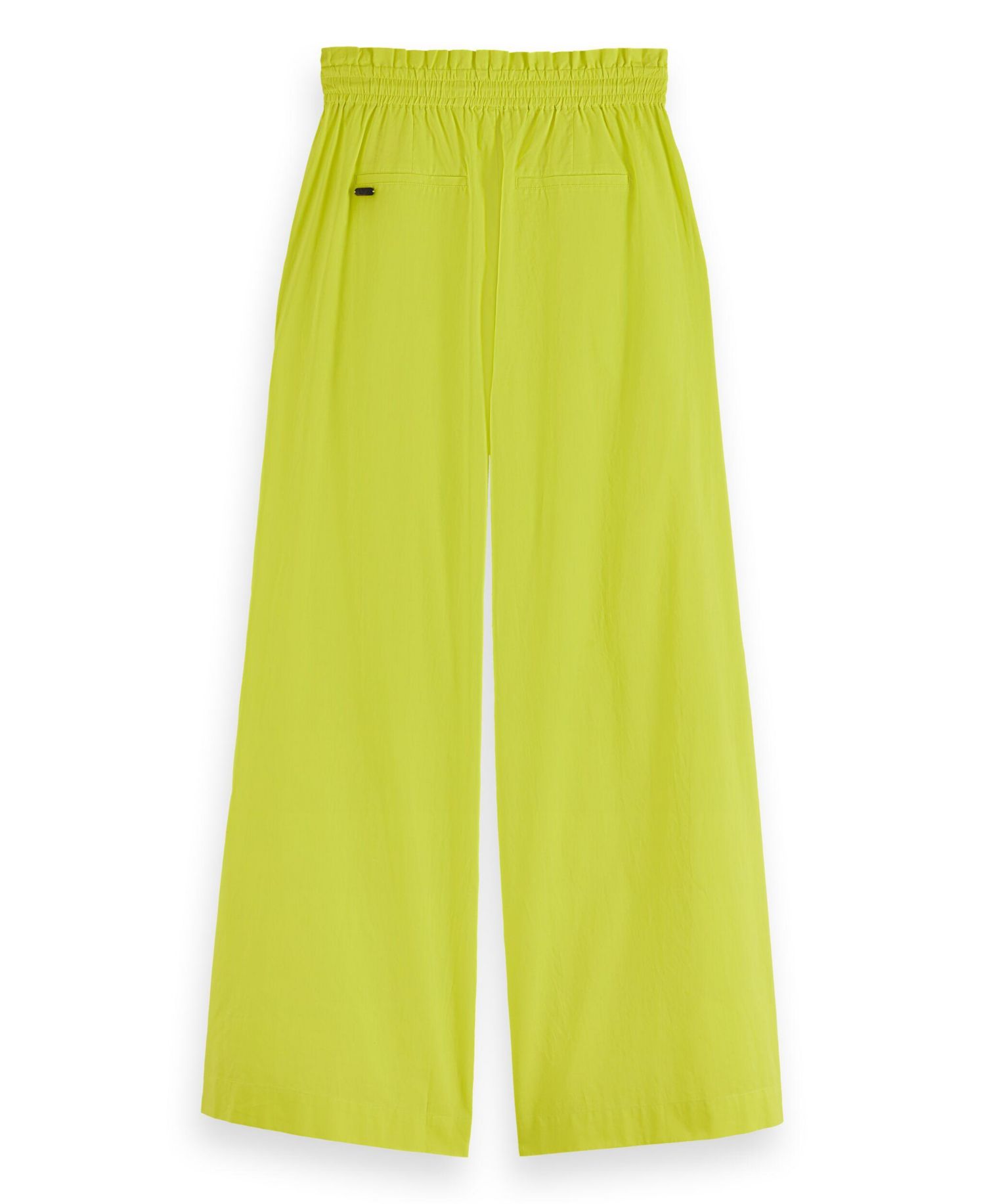 Women's Cotton Voile High-Rise Wide-Leg Pull On Pants