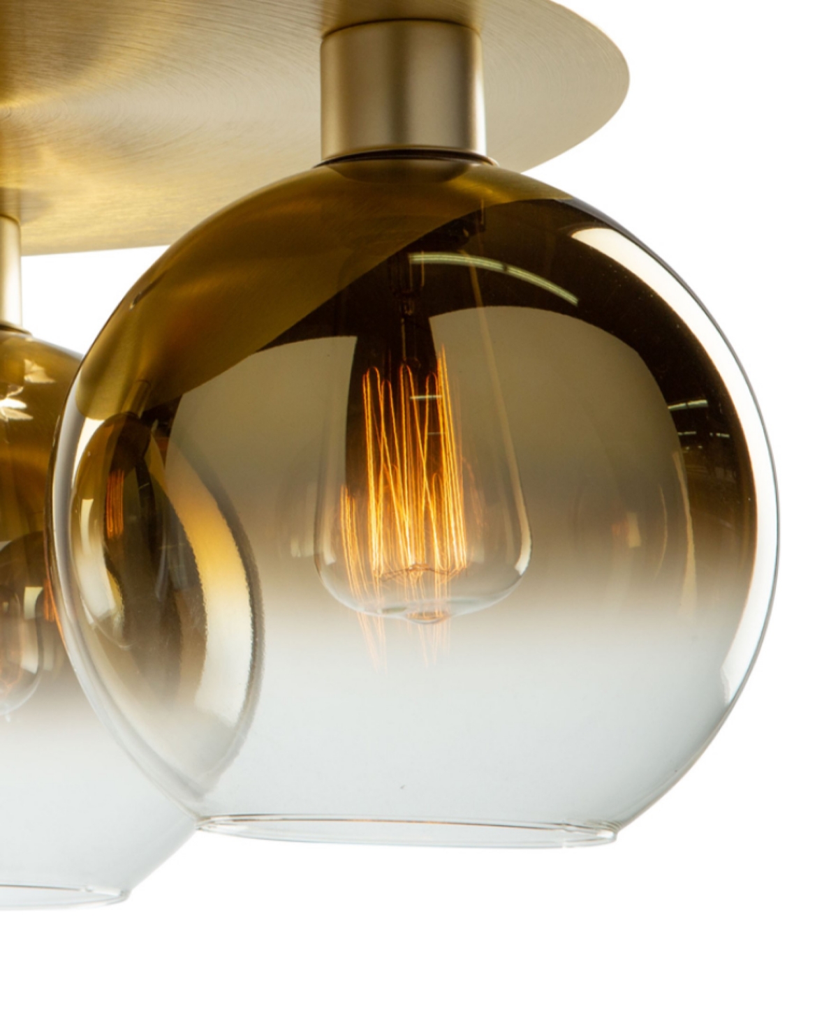 Artcraft Lighting Morning Mist 19.75" Metal 3-Light Semi-Flush Mount