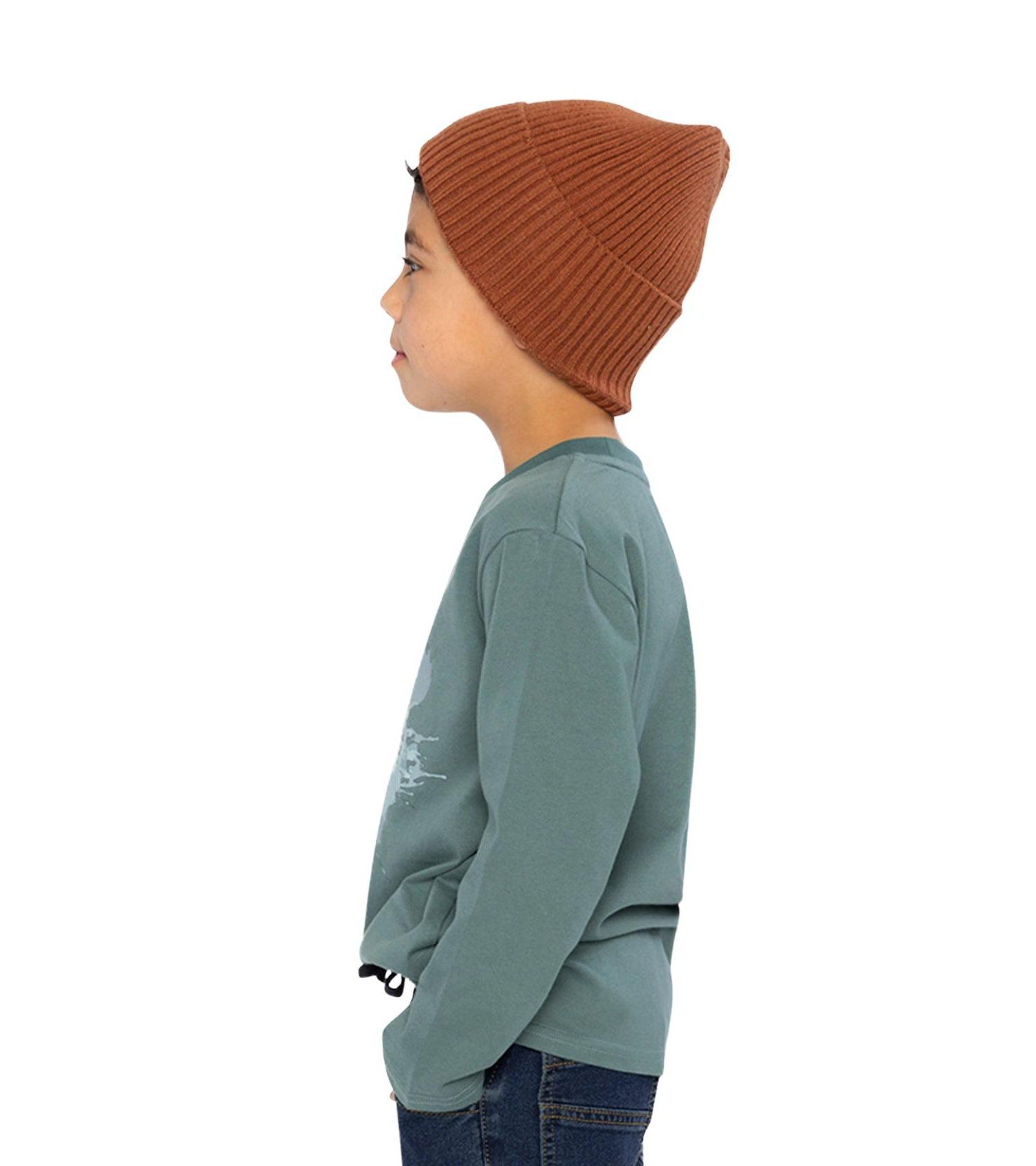 Little Boys 6- 12 Long Sleeve T-Shirt Turquoise