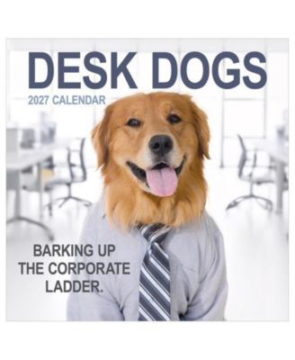 2027 Desk Dogs Wall Calendar