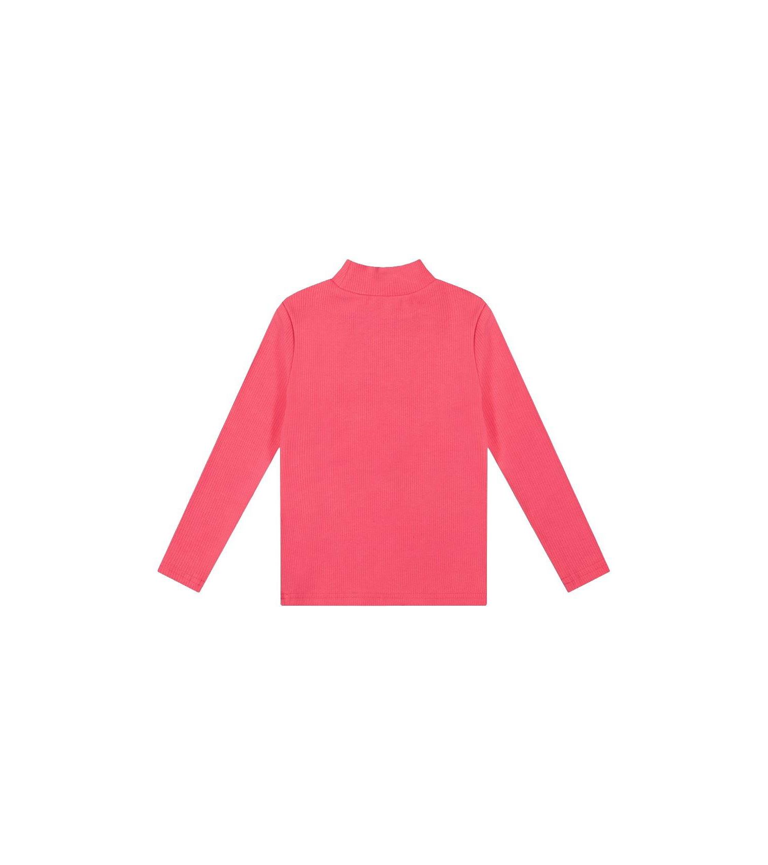 Big Girls 6-14 Brushed Rib Mock Neck Top
