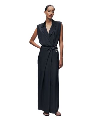 Women's Embellished Belt-Detail Maxi Dress