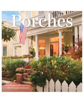 2027 Porches Wall Calendar