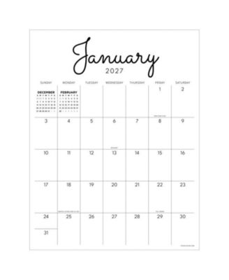 2027 Large Art Poster Wall Calendar