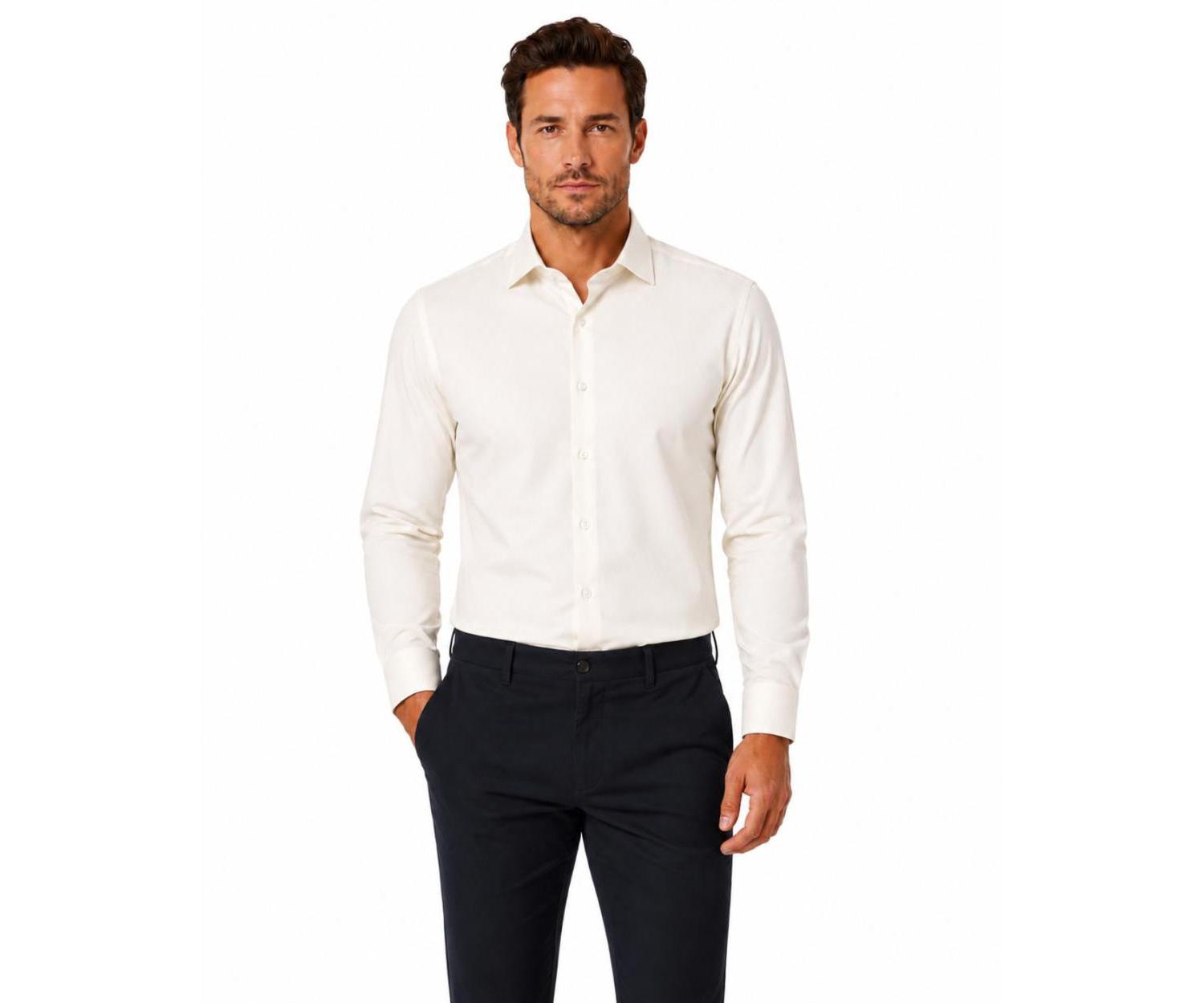 Men's Slim Fit Button-Down Shirt