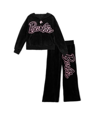 Toddler Girls 4T - 2T Loungewear Velour Hoodie and Pants Set