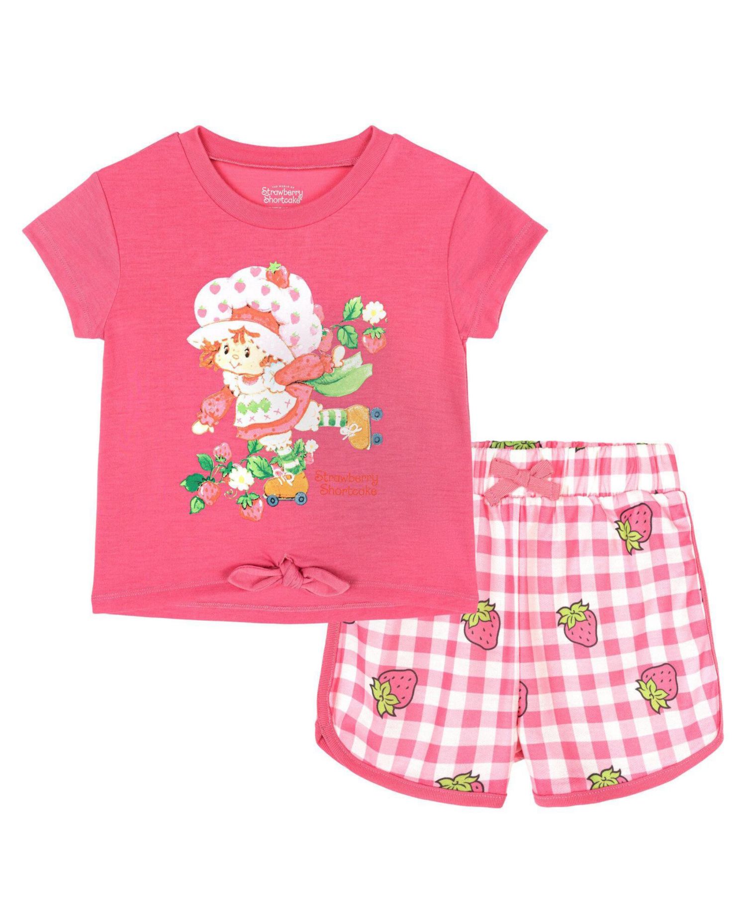 Girls 5-12 2-Piece T-Shirt and Dolphin Shorts Set