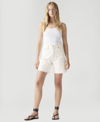 Premium Women's High-Rise Baggy Denim Shorts