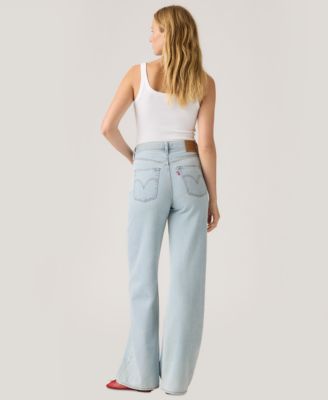 Levi's® Premium Women's Ribcage Wide-Leg Jeans - Macy's