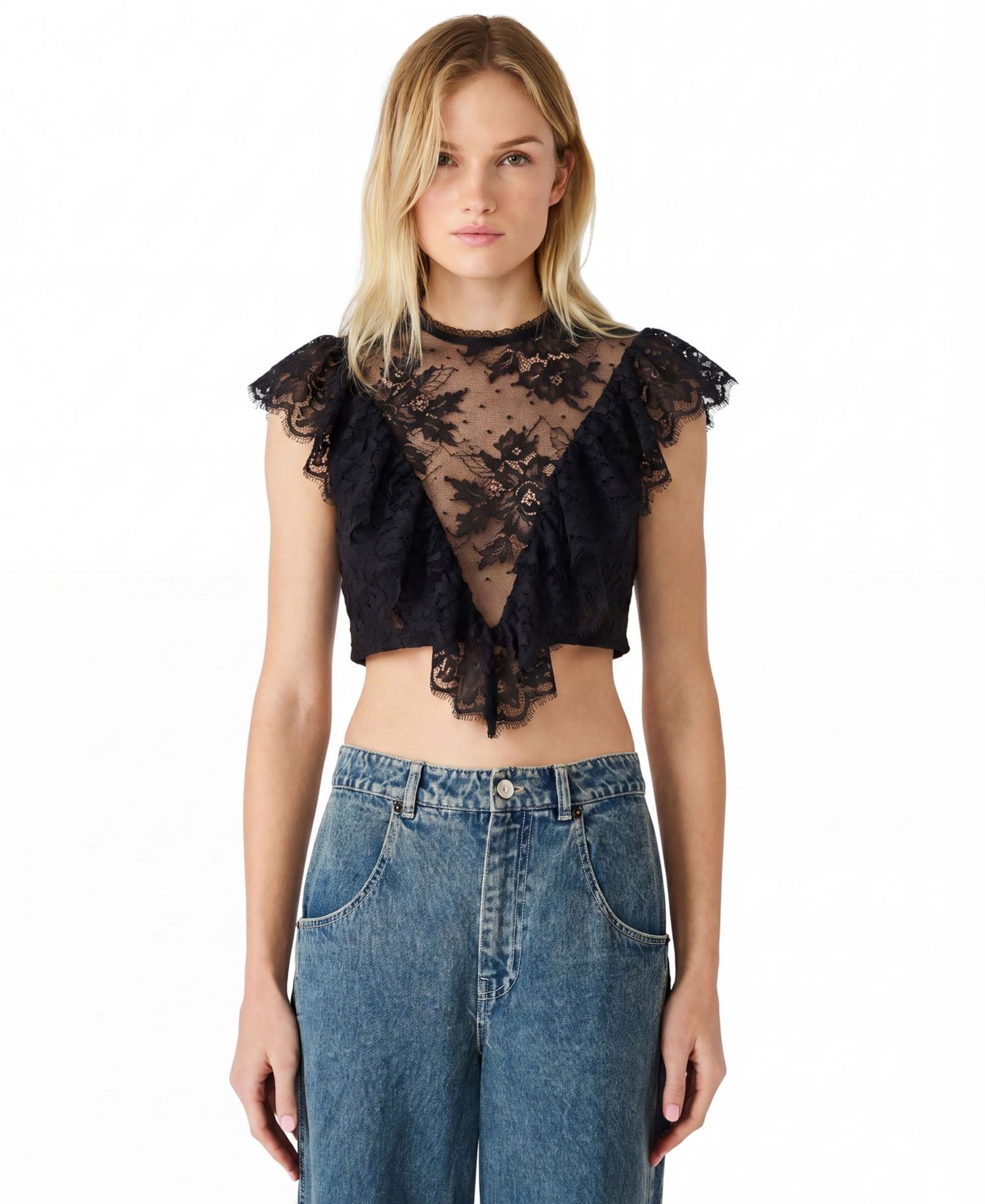 Women's Faya High Round Neck Top