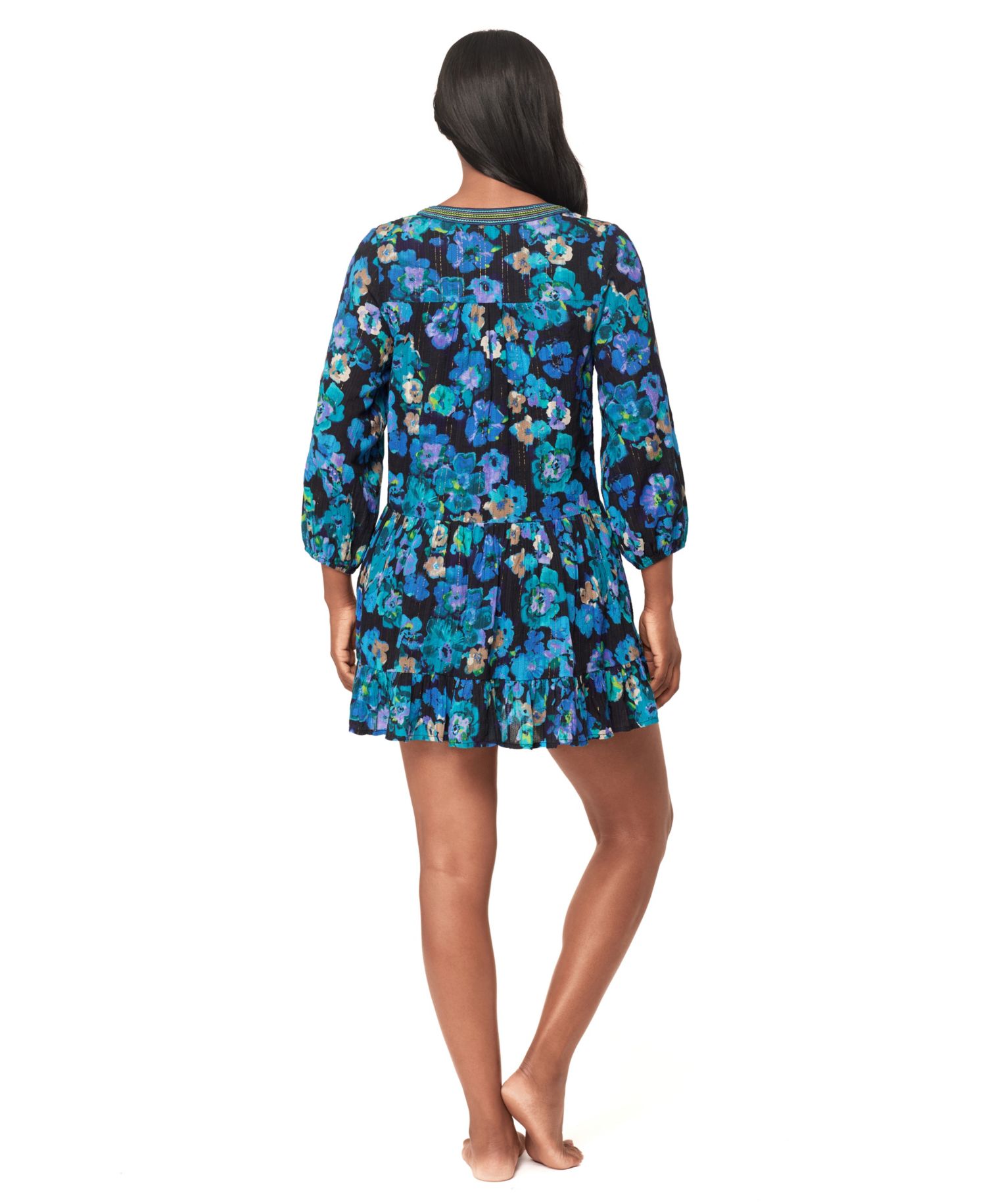 Women's Secret Garden A-Line Swim Cover-Up Dress