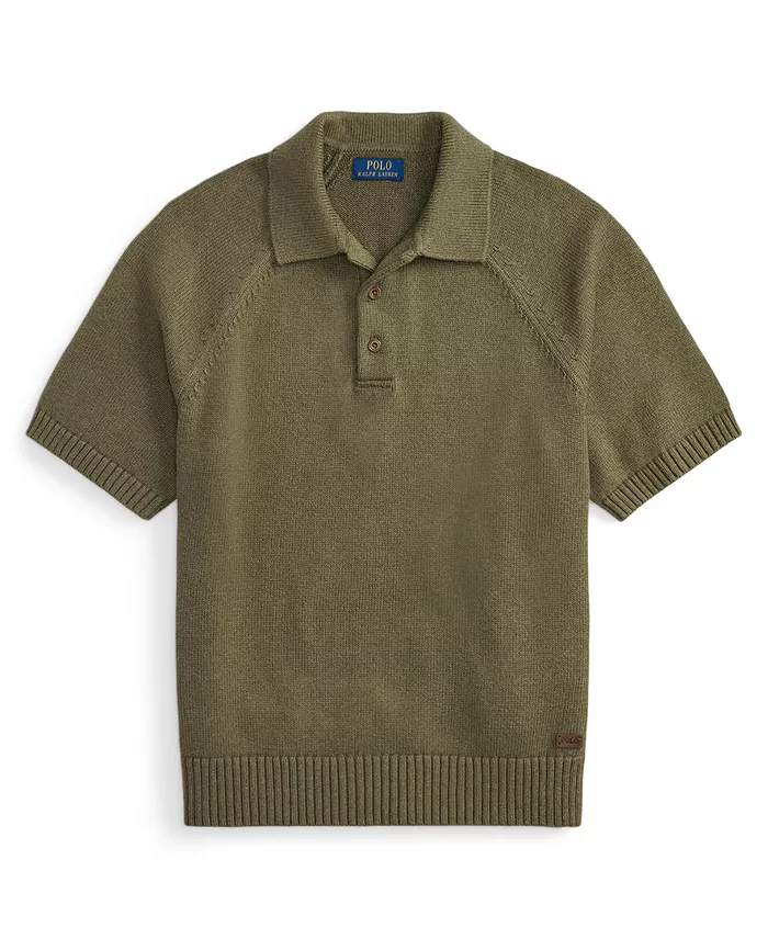 Men's Thick-Gauge Cotton Polo Sweater - thumbnail 5