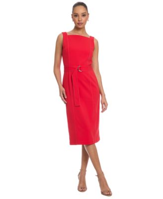Women's Square Neck Midi Dress